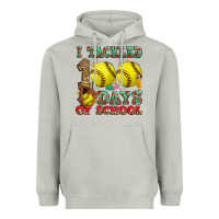Moon Dust i tackled 100 days of school softball Heavyweight Hoodie - Zillion Design Studio