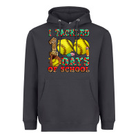 Smoke i tackled 100 days of school softball Heavyweight Hoodie - Zillion Design Studio