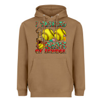 Toasted Coconut i tackled 100 days of school softball Heavyweight Hoodie - Zillion Design Studio