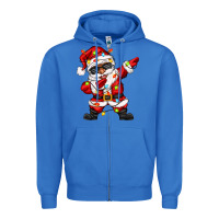True Royal afro dabbing santa Zipper Hoodie - Zillion Design Studio
