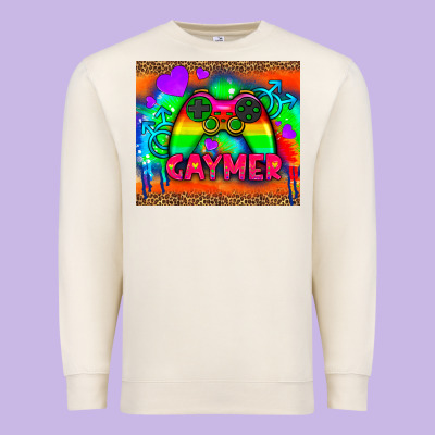 Lgbtq Gaymer And Gender Symbol Tumbler Premium Sweatshirt Designed By Hra Design Shop
