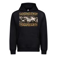 Black leopard cowhide pattern background Urban Hoodie - Jasminsmagicworld