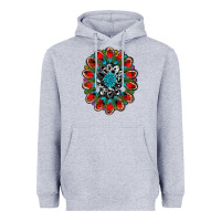 Heather Grey christmas gemstone Heavyweight Hoodie - RanaPortraitStore