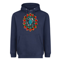 Navy christmas gemstone Heavyweight Hoodie - RanaPortraitStore