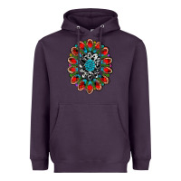 Plum christmas gemstone Heavyweight Hoodie - RanaPortraitStore