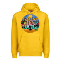 Lemon boat waves sun rays lake days Premium Hoodie - NancyCooperArtShop