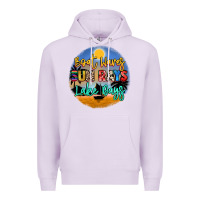 Lilac boat waves sun rays lake days Premium Hoodie - NancyCooperArtShop