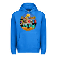 True Royal boat waves sun rays lake days Premium Hoodie - NancyCooperArtShop