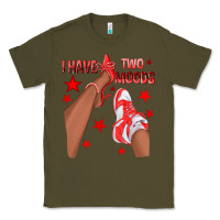 Army Green Bright Red I Have Two Moods Afro Girl Sneakers Classic Tee - texasbilliewilder