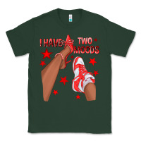 Sports Green Bright Red I Have Two Moods Afro Girl Sneakers Classic Tee - texasbilliewilder