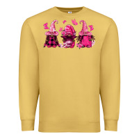 Antique Gold breast cancer afro gnomies Premium Sweatshirt - FaDigitalArtStudio
