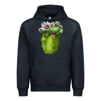 Navy blossfeldia cacti Urban Hoodie - LillyAllenDesigns