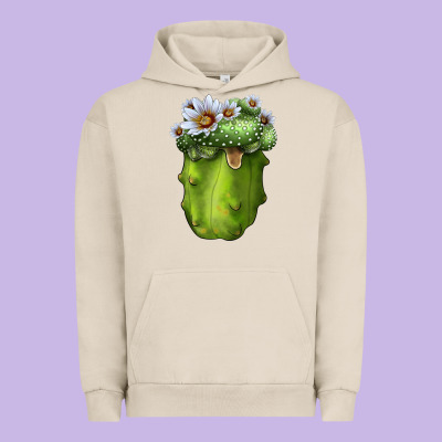 Blossfeldia Cacti Urban Hoodie Designed By Lillyallendesigns