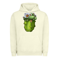 Pigment Pistachio blossfeldia cacti Urban Hoodie - LillyAllenDesigns