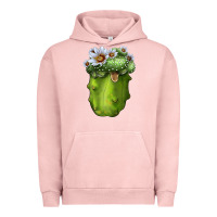 Pigment Salmon blossfeldia cacti Urban Hoodie - LillyAllenDesigns