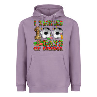 Lavender i tackled 100 days of school soccer Heavyweight Hoodie - Zillion Design Studio