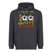 Smoke i tackled 100 days of school soccer Heavyweight Hoodie - Zillion Design Studio