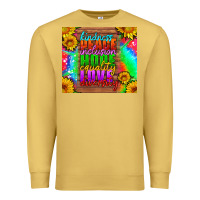 Antique Gold kindness peace inclusion hope equality love diversity Premium Sweatshirt - HRA Design Shop