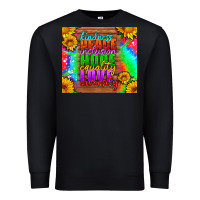Black kindness peace inclusion hope equality love diversity Premium Sweatshirt - HRA Design Shop