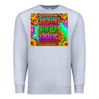 Heather Grey kindness peace inclusion hope equality love diversity Premium Sweatshirt - HRA Design Shop