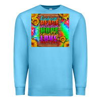 Ocean Blue kindness peace inclusion hope equality love diversity Premium Sweatshirt - HRA Design Shop