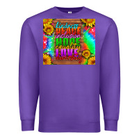 Purple kindness peace inclusion hope equality love diversity Premium Sweatshirt - HRA Design Shop