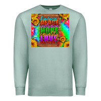 Seafoam kindness peace inclusion hope equality love diversity Premium Sweatshirt - HRA Design Shop