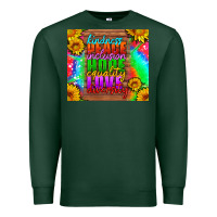 Sports Green kindness peace inclusion hope equality love diversity Premium Sweatshirt - HRA Design Shop