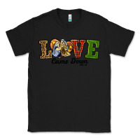 Black Love Came Down Baby Jesus Christmas Classic Tee - RanaPortraitStore
