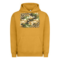 Leopard Camo Pattern Background Urban Hoodie | Teevron