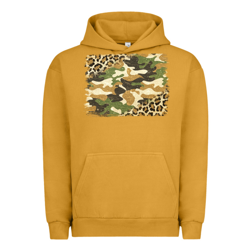Leopard Camo Pattern Background Urban Hoodie by Jasminsmagicworld | Teevron