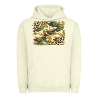 Pigment Pistachio leopard camo pattern background Urban Hoodie - Jasminsmagicworld