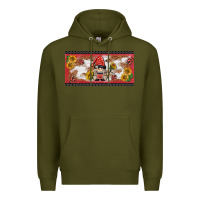 Army Green ladybug gnomies license plate template Premium Hoodie - BarkalooDesign