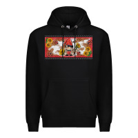 Black ladybug gnomies license plate template Premium Hoodie - BarkalooDesign