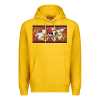 Lemon ladybug gnomies license plate template Premium Hoodie - BarkalooDesign