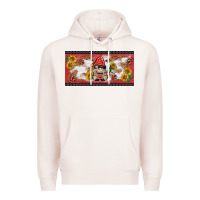 Pale Pink ladybug gnomies license plate template Premium Hoodie - BarkalooDesign