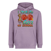 Lavender i tackled 100 days of school basketball Heavyweight Hoodie - Zillion Design Studio