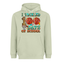 Matcha i tackled 100 days of school basketball Heavyweight Hoodie - Zillion Design Studio