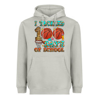 Moon Dust i tackled 100 days of school basketball Heavyweight Hoodie - Zillion Design Studio