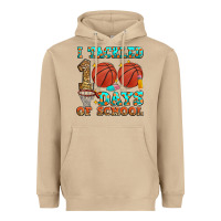Mushroom i tackled 100 days of school basketball Heavyweight Hoodie - Zillion Design Studio