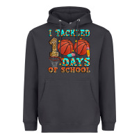Smoke i tackled 100 days of school basketball Heavyweight Hoodie - Zillion Design Studio