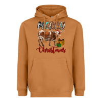 Meerkat Texas Longhorn Merry Christmas Heavyweight Hoodie - RanaPortraitStore