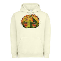 Pigment Pistachio Gymnocalycium Variegated Cactus Urban Hoodie - LillyAllenDesigns