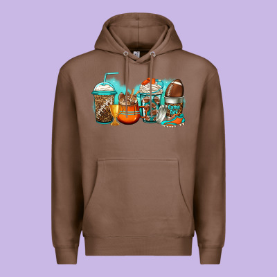 American Football Coffee Premium Hoodie Designed By Jasminsmagicworld