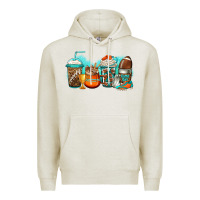 Oatmeal Heather American football coffee Premium Hoodie - Jasminsmagicworld