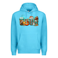 Ocean Blue American football coffee Premium Hoodie - Jasminsmagicworld