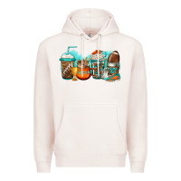 Pale Pink American football coffee Premium Hoodie - Jasminsmagicworld
