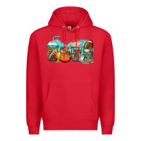 Red American football coffee Premium Hoodie - Jasminsmagicworld