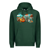 Sports Green American football coffee Premium Hoodie - Jasminsmagicworld
