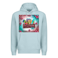 Blue Mist teacher life Premium Hoodie - AdoDesignShop